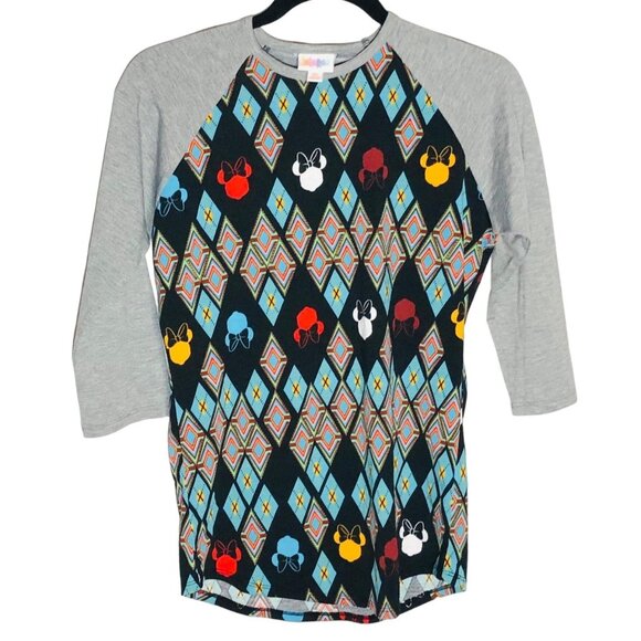 LuLaRoe Randy Shirt New With Tags Disney Minnie Mouse 3/4 Sleeve XS READ NEW - Picture 1 of 10